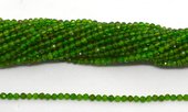 Chrome Diopside Faceted round 2.5mm strand 166 beads-beads incl pearls-Beadthemup
