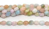 Beryl Polished Nugget 10x12mm strand 30 beads-beads incl pearls-Beadthemup