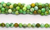 Green Variscite Polished Round 12mm strand 32 beads-beads incl pearls-Beadthemup