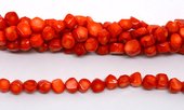 Orange Coral Nugget app 10mm strand 44 beads-beads incl pearls-Beadthemup