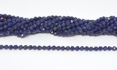 Lapis Star Cut Round 6mm strand 65 beads-beads incl pearls-Beadthemup
