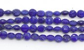 Lapis Faceted Flat Round 4mm EACH BEAD-beads incl pearls-Beadthemup