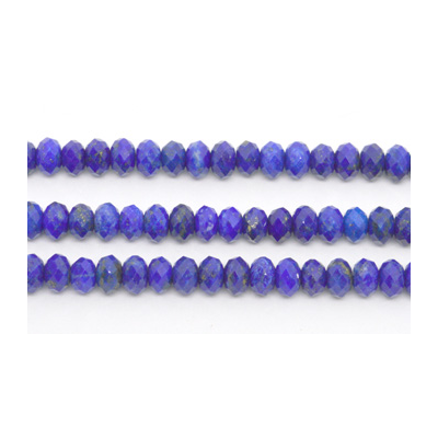 Lapis Faceted Rondel 6mm EACH BEAD
