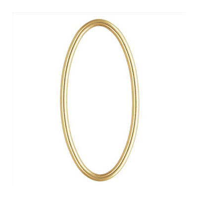 14k gold Filled Oval closed Jumpring 0.89x20x10mm 2 pack