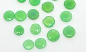 Chrysophase Faceted Flat Round app 12mm EACH BEAD-beads incl pearls-Beadthemup