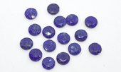 Lapis Faceted Flat Round app 12mm EACH BEAD-beads incl pearls-Beadthemup