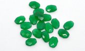 Green Onyx Faceted flat oval 15x11mm EACH BEAD-beads incl pearls-Beadthemup