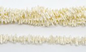 Fresh Water Pearl Biwa Center drill 3-4mmx15mm strand 176 beads-beads incl pearls-Beadthemup