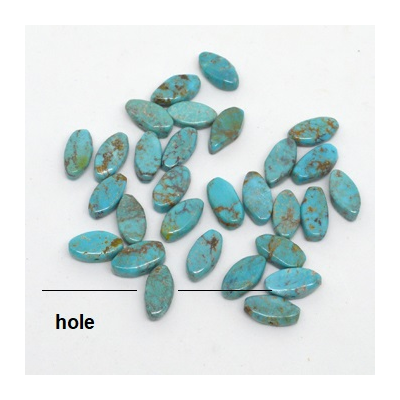 Turquoise Marquoise shape 8x15mm EACH BEAD