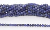 Tanzanite Faceted round 4.5mm strand 82 beads-beads incl pearls-Beadthemup