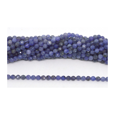 Tanzanite Faceted round 4.5mm strand 82 beads