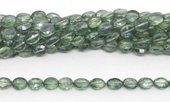 Mystic Quartz Green Faceted Oval 10x7mm EACH BEAD-beads incl pearls-Beadthemup