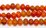Orange Agate Polished side drill oval 18x12mm strand 32 beads