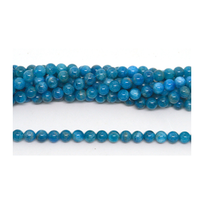 Neon Apitite Polished Round 7mm strand 60 beads