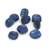 Kyanite Faceted Rondel 10x5mm EACH BEAD-beads incl pearls-Beadthemup