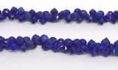 Lapis Faceted Briolette 6x7mm EACH BEAD-beads incl pearls-Beadthemup