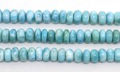 Larimar Polished Rondel 10x5mm strand 70 beads-beads incl pearls-Beadthemup