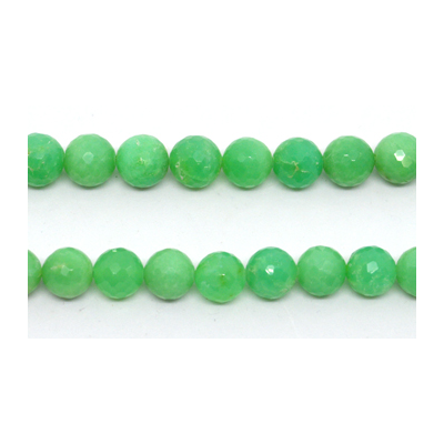 Chrysophase Faceted round 9mm EACH BEAD