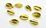 Cowrie Shell beads 18mm long Gold Colour EACH BEAD