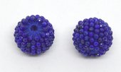 Lapis 13x15mm woven 2mm beaded bead EACH-beads incl pearls-Beadthemup