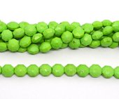 Dyed Green Jade Faceted Octogon 12x12mm strand 32 beads-beads incl pearls-Beadthemup
