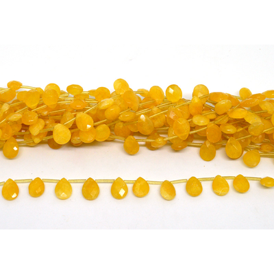 Calcite Faceted Briolette 16x12mm strand 22 beads