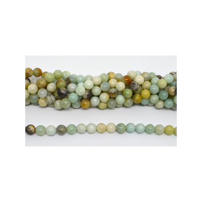 Amazonite polished Round 10mm strand 39 beads