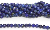 Lapis Lazuli Polished Round strand 10mm 37 beads-beads incl pearls-Beadthemup
