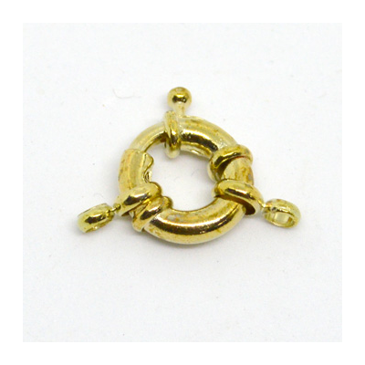 Gold base metal bolt ring 2 pack