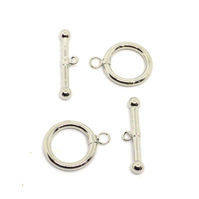 Base Metal Toggle 20mm ring  2 pack