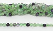 Flourite Polished Round 6mm strand 63 beads-beads incl pearls-Beadthemup
