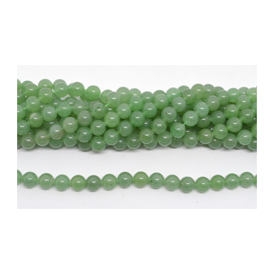 Green Adventurine polished Round 10mm str 37 beads