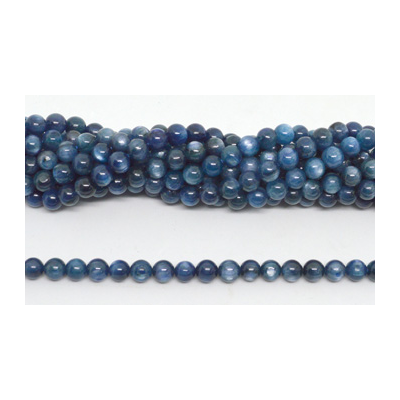 Kyanite polished Round 6.8mm str 61 beads