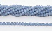 Angelite Polished Round 6mm beads per strand 63 Beads-beads incl pearls-Beadthemup