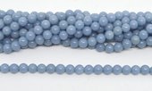 Angelite Polished Round 8mm beads per strand 47 Beads-beads incl pearls-Beadthemup