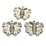 Base Metal Butterfly Charm 30mm 3 pack
