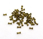 Gold Plated Copper Bead Tube 8mm 10 pack-findings-Beadthemup