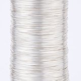 Silver plated copper wire 0.6 2m length-findings-Beadthemup