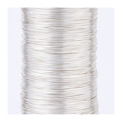 Silver plated copper wire 0.6 2m length