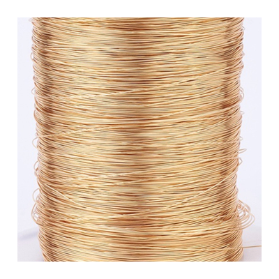 Gold plated copper wire 0.6 2m length