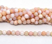 Pink Opal A Polished round 8mm strand 52 beads-beads incl pearls-Beadthemup