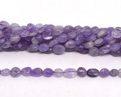 Lavender Amethyst polished nugget 6x8mm strand approx 45 beads-beads incl pearls-Beadthemup