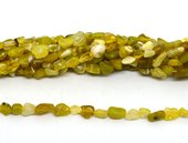 Yellow Opal polished nugget 6x8mm strand approx 58 beads-beads incl pearls-Beadthemup