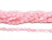Rose Quartz polished nugget 6x8mm strand approx 55 beads-beads incl pearls-Beadthemup