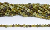 Green Garnet polished nugget 8x8mm strand approx 52 beads-beads incl pearls-Beadthemup