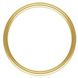 14k Gold filled Ring 1x15mm 2 pack-findings-Beadthemup