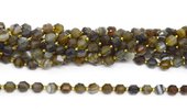 Coffee Stripe Agate fac.Energy bar cut 10mm str 33 beads-beads incl pearls-Beadthemup