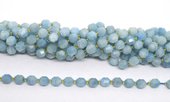Aquamarine fac.Energy bar cut 10mm str 33 beads-beads incl pearls-Beadthemup