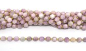 Kunzite fac.Energy bar cut 10mm str 33 beads-beads incl pearls-Beadthemup