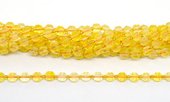 Citrine fac.Energy bar cut 8mm str 38 beads-beads incl pearls-Beadthemup